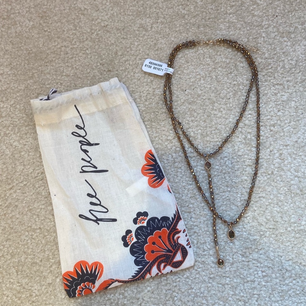 Free People Medley Shimmer Necklace NWT